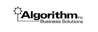 ALGORITHMINC. BUSINESS SOLUTIONS logo