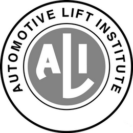 ALI AUTOMOTIVE LIFT INSTITUTE logo