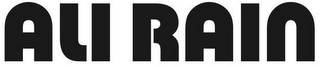 ALI RAIN logo