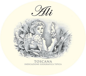 ALI TOSCANA INDICAZIONE GEOGRAFICA TIPICA logo