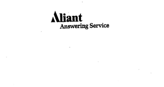 ALIANT ANSWERING SERVICE logo