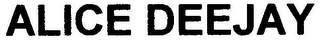 ALICE DEEJAY logo