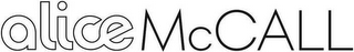 ALICE MCCALL logo