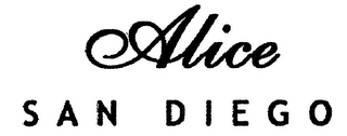 ALICE SAN DIEGO logo