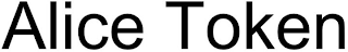 ALICE TOKEN logo