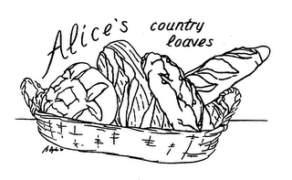ALICE'S COUNTRY LOAVES logo