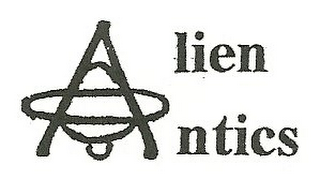 ALIEN ANTICS logo