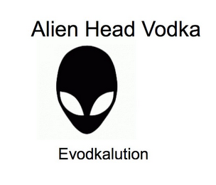 ALIEN HEAD VODKA EVODKALUTION logo