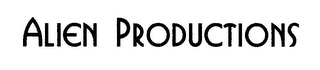 ALIEN PRODUCTIONS logo