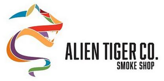 ALIEN TIGER CO. SMOKE SHOP logo