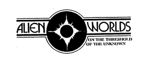 ALIEN WORLDS ON THE THRESHOLD OF THE UNKNOWN logo