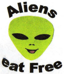 ALIENS EAT FREE logo