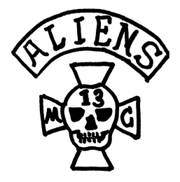 ALIENS M C 13 logo