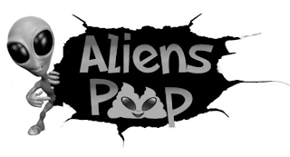 ALIENS POOP logo