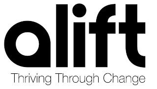 ALIFT THRIVING THROUGH CHANGE logo