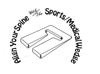ALIGN YOUR SPINE WITH THE SPORTS/MEDICAL WEDGE logo