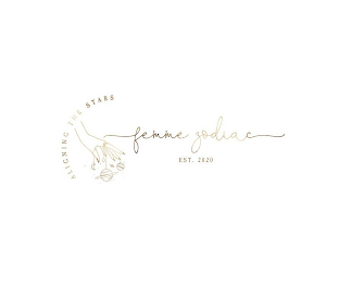 ALIGNING THE STARS FEMME ZODIAC EST. 2020 logo