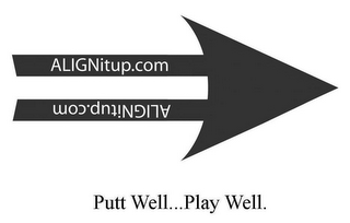 ALIGNITUP.COM ALIGNITUP.COM PUTT WELL...PLAY WELL. logo