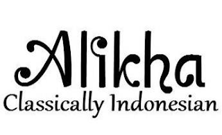 ALIKHA CLASSICALLY INDONESIAN logo