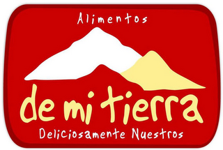 ALIMENTOS DE MI TIERRA DELICIOSAMENTE NUESTROS logo