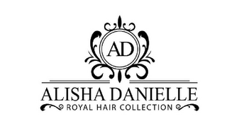 ALISHA DANIELLE ROYAL HAIR COLLECTION AD logo