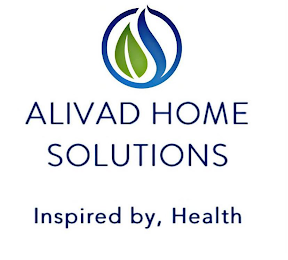 ALIVAD HOME SOLUTIONS INSPIRED BY, HEALTH logo