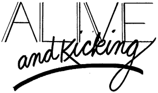 ALIVE AND KICKING logo