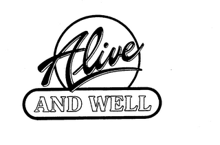 ALIVE AND WELL logo