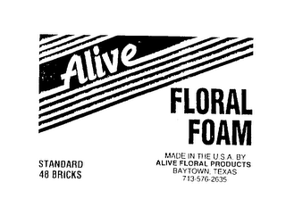 ALIVE FLORAL FOAM logo