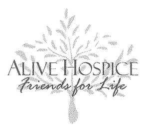 ALIVE HOSPICE FRIENDS FOR LIFE logo