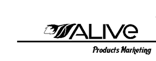 ALIVE PRODUCTS MARKETING logo