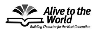 ALIVE TO THE WORLD BUILDING CHARACTER FOR THE NEXT GENERATION logo