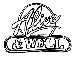 ALIVE & WELL logo