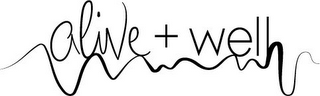 ALIVE + WELL logo