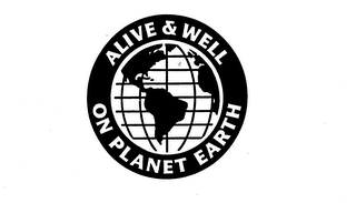 ALIVE & WELL ON PLANET EARTH logo