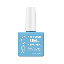 AL'IVER NAIL POLISH GEL REMOVER QUICK REMOVER FOR GEL NAIL POLISH 0.5 US FL.OZ 15MLE logo
