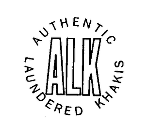 ALK AUTHENTIC LAUNDERED KHAKIS logo