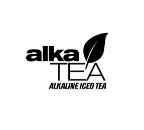 ALKA TEA ALKALINE ICED TEA logo