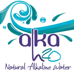 ALKAH2O NATURAL ALKALINE WATER logo