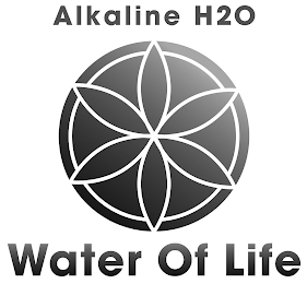 ALKALINE H2O WATER OF LIFE logo