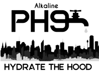 ALKALINE PH9 HYDRATE THE HOOD logo
