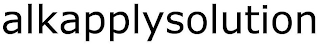 ALKAPPLYSOLUTION logo
