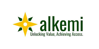 ALKEMI UNLOCKING VALUE, ACHIEVING ACCESS. logo