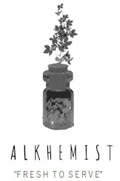 ALKHEMIST "FRESH TO SERVE" logo