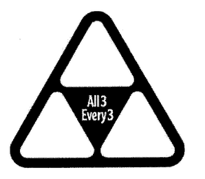 ALL 3 EVERY 3 logo
