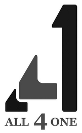 ALL 4 1 ALL 4 ONE logo