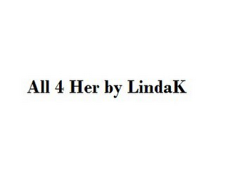 ALL 4 HER BY LINDAK logo