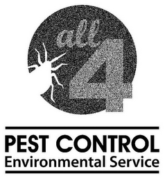 ALL 4 PEST CONTROL ENVIRONMENTAL SERVICE logo