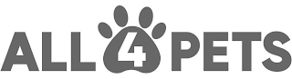 ALL 4 PETS logo