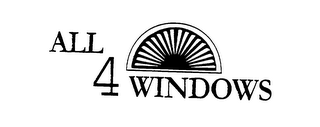 ALL 4 WINDOWS logo